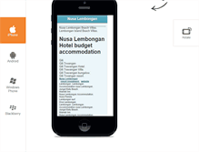 Tablet Screenshot of mainski-lembongan-resort.com